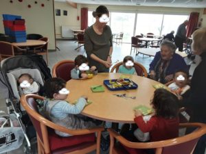 Collation à l'Ehpad